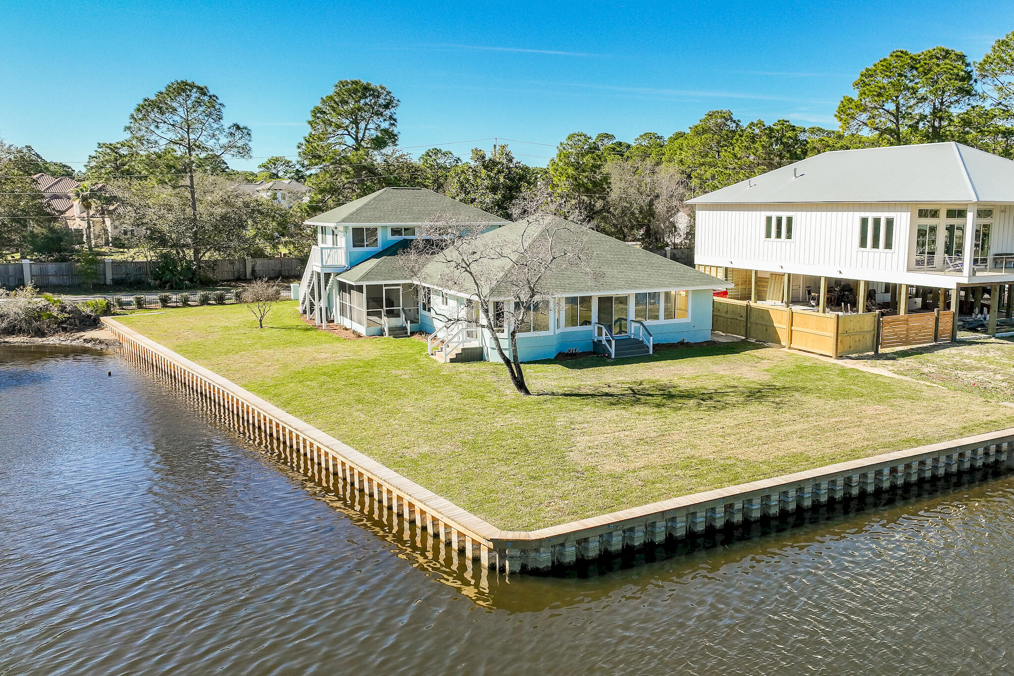292 West Harborview Road Santa Rosa Beach, FL 32459 - Photo 35 of 43 a view of swimming pool with outdoor seating and yard