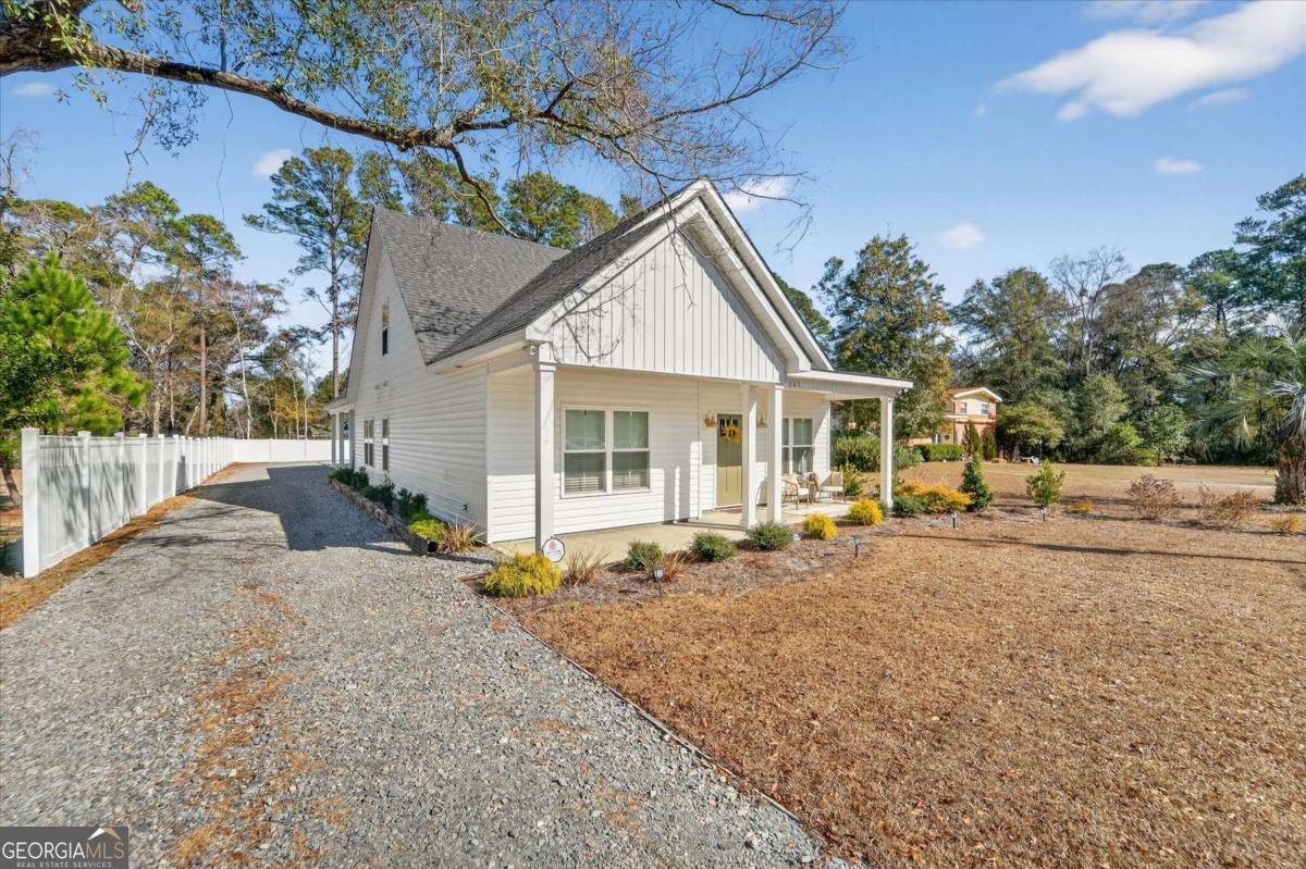 a house with a outdoor space