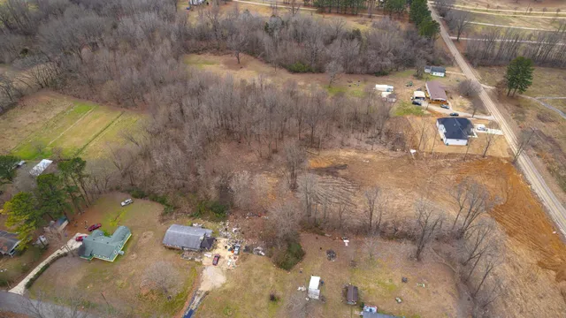 a view of a tree with a wooden fence