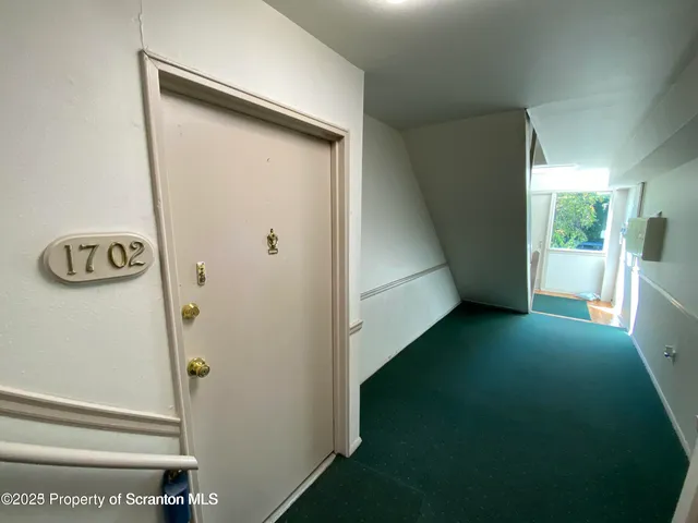 a view of front door