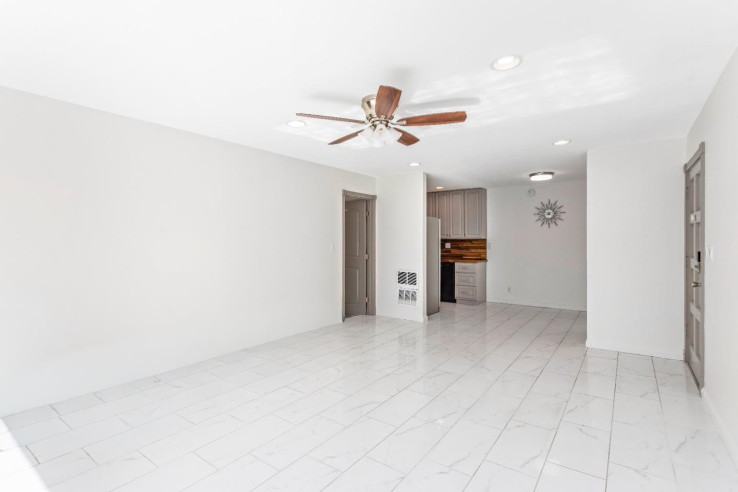 5510 Armitos Avenue, Unit 4 Goleta, CA 93117 - Photo 10 of 23 an empty room with closet and a ceiling fan