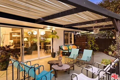 a outdoor space with furniture