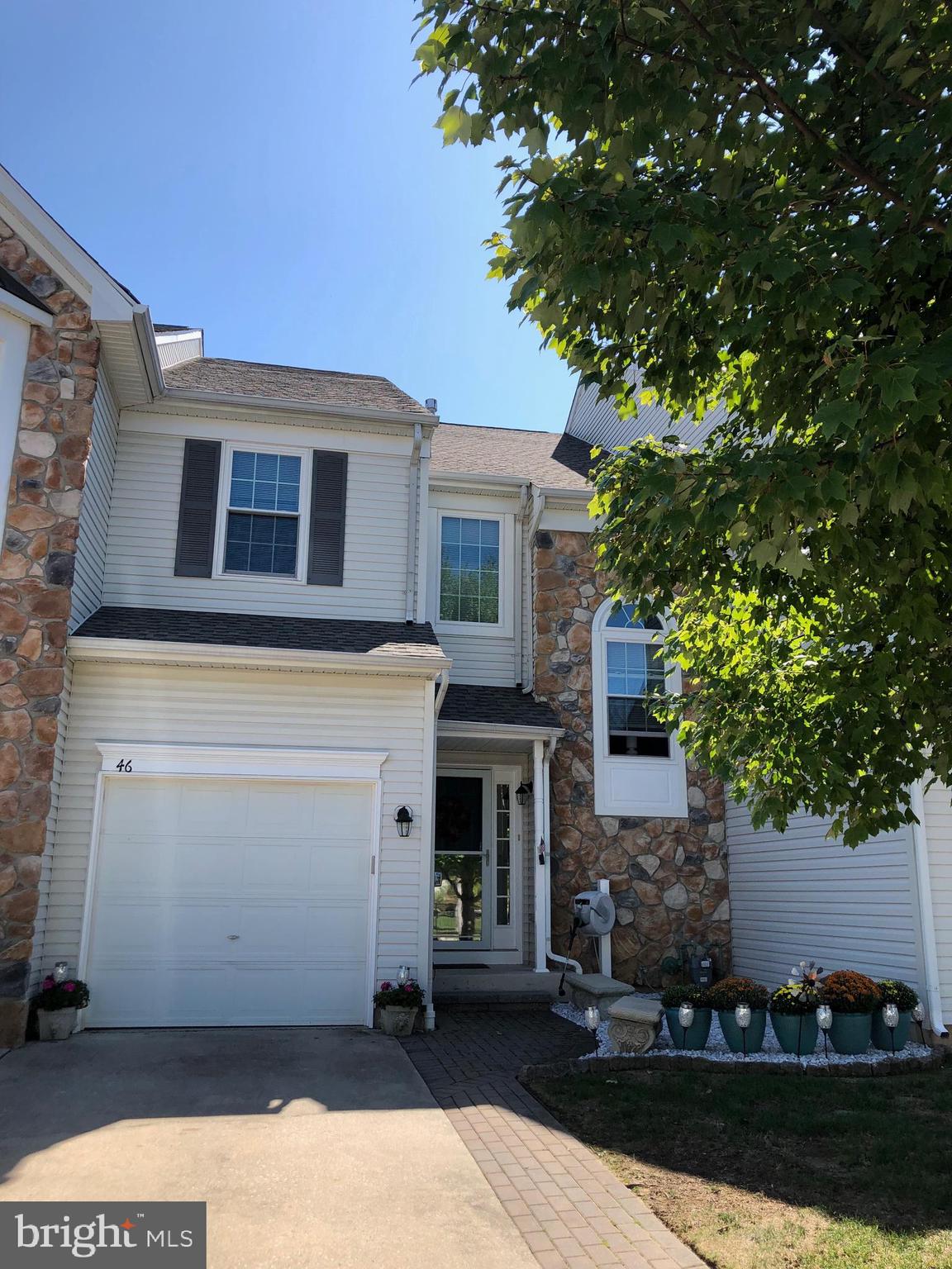 46 Threadleaf Terrace Burlington Township, NJ 08016 - Photo 1 of 23 Stone and vinyl exterior