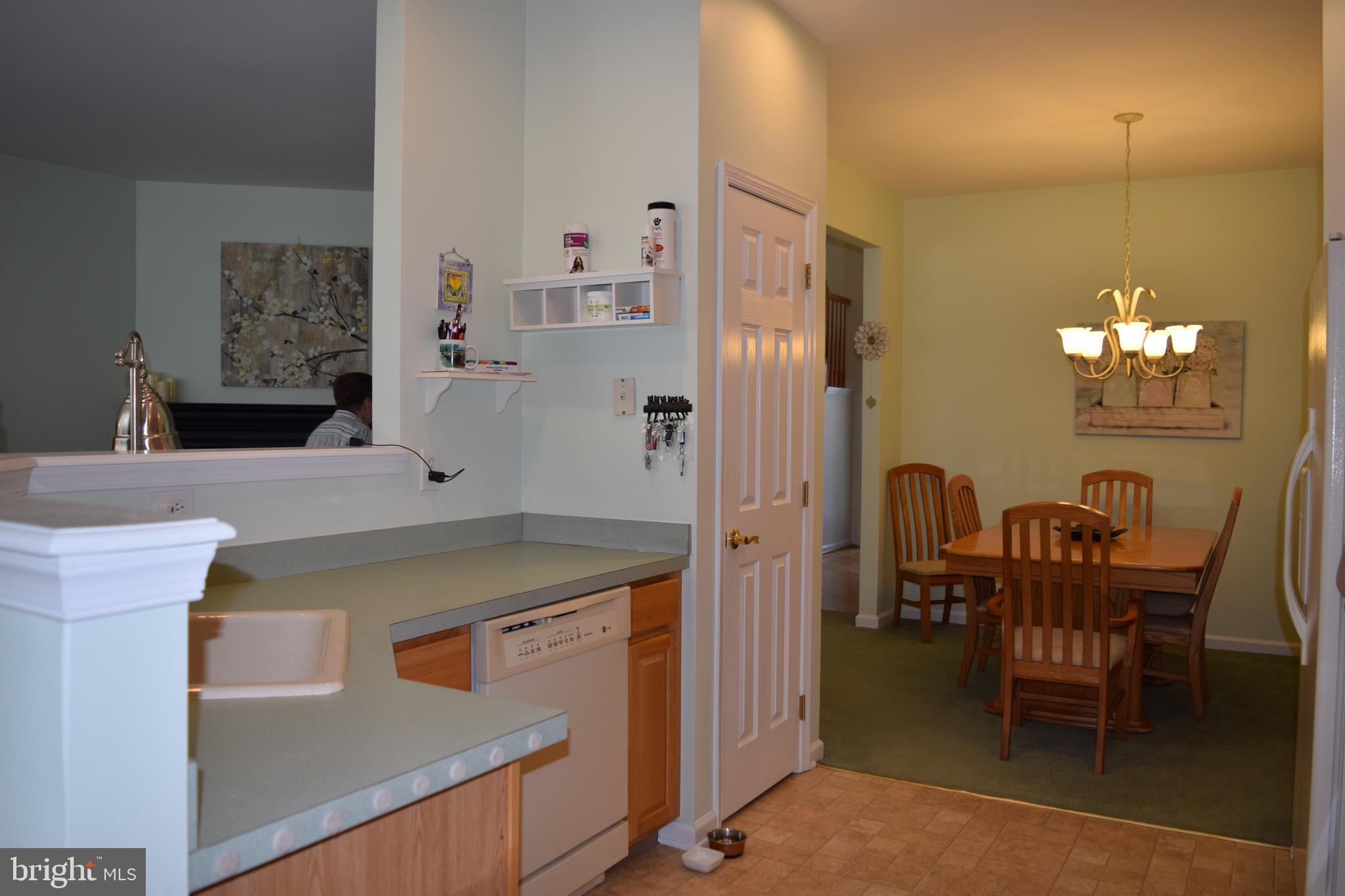 46 Threadleaf Terrace Burlington Township, NJ 08016 - Photo 9 of 23 Kitchen showing dining room