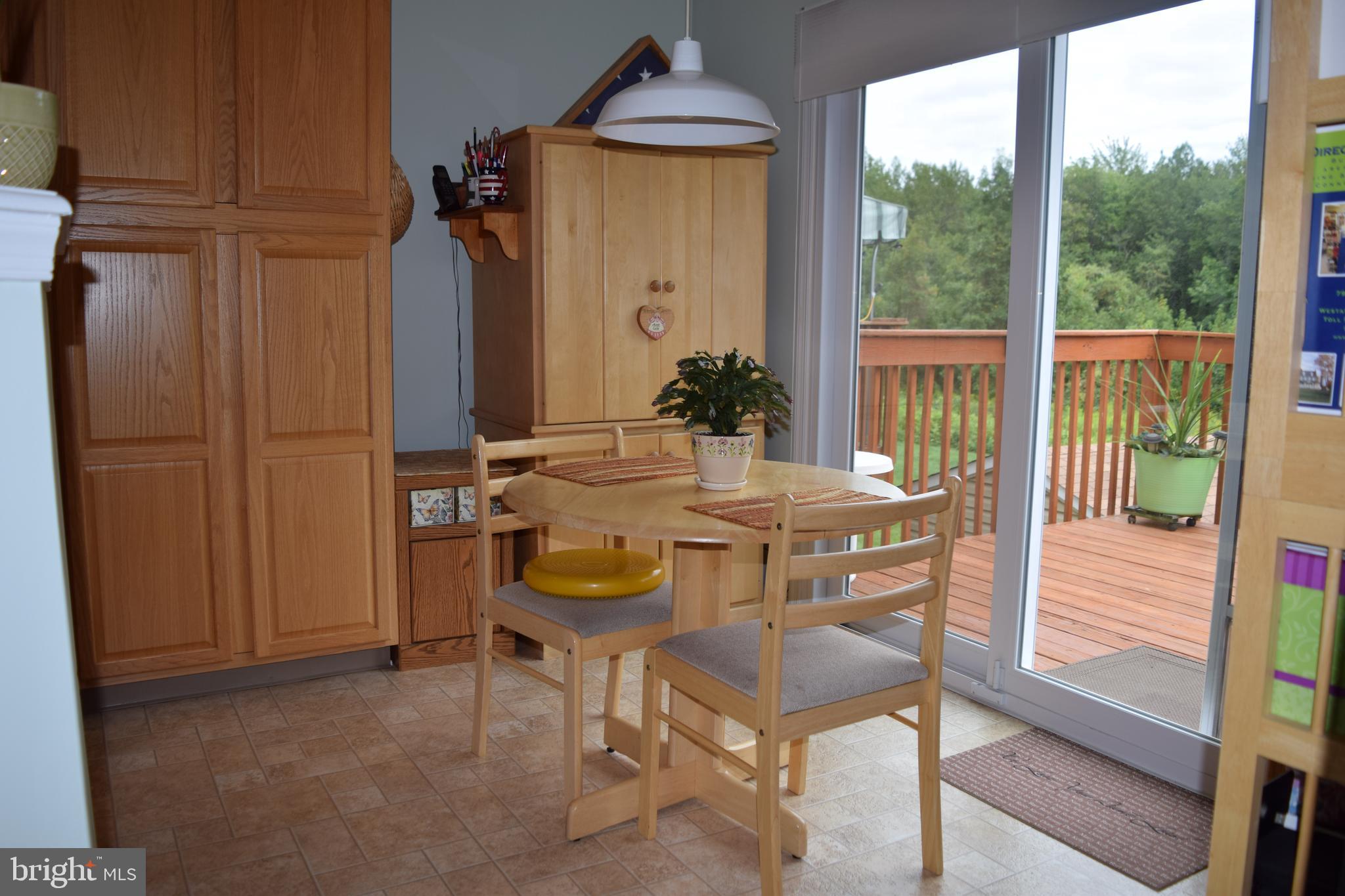46 Threadleaf Terrace Burlington Township, NJ 08016 - Photo 10 of 23 Dinette area showing deck