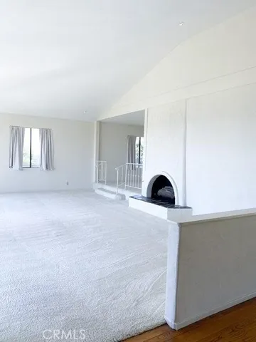 a view of livingroom with a fireplace