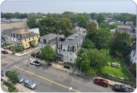 94 Walnut Avenue Boston, MA 02119 - Photo 3 of 4 an aerial view of multiple house