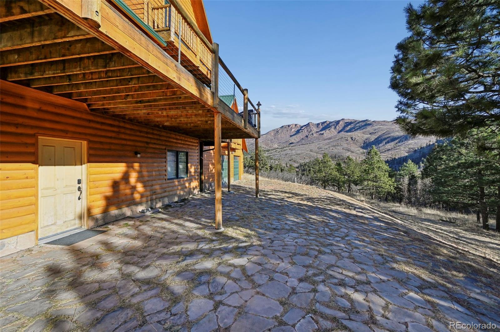 7415 Highway 24 Cascade, CO 80809 - Photo 9 of 45 a view of a house with a backyard