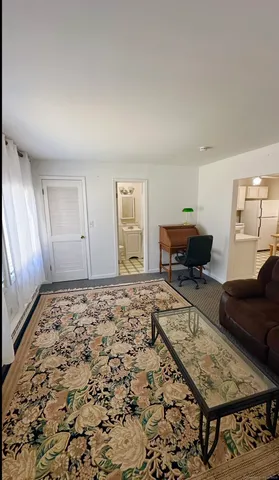 a storage room with washer and dryer