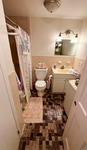 a view of an entryway with a window