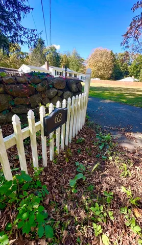 a view of yard with seating space