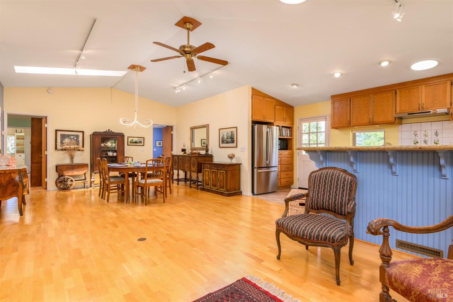 15721 Forest View Road Manchester, CA 95459 - Photo 17 of 50 The open living, dining and kitchen spaces offer a comfortable, causal coastal style...