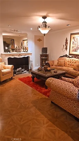 a view of a terrace with seating space