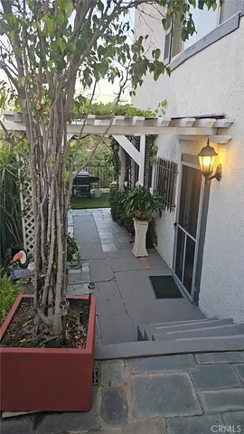 an aerial view of residential house with outdoor space