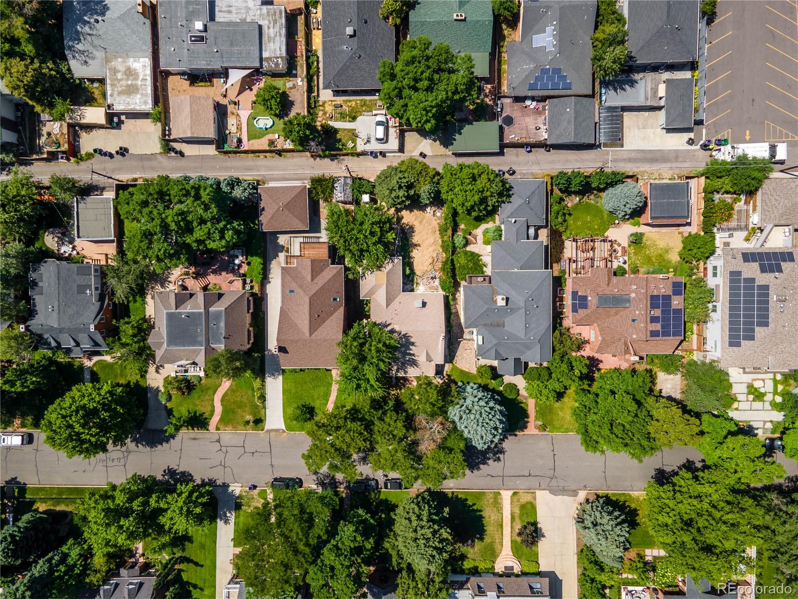 43 Albion Street Denver, CO 80220 - Photo 21 of 25 an aerial view of multiple house