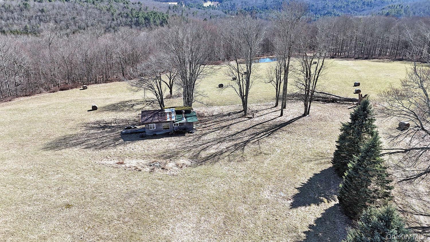 From north side of property looking south