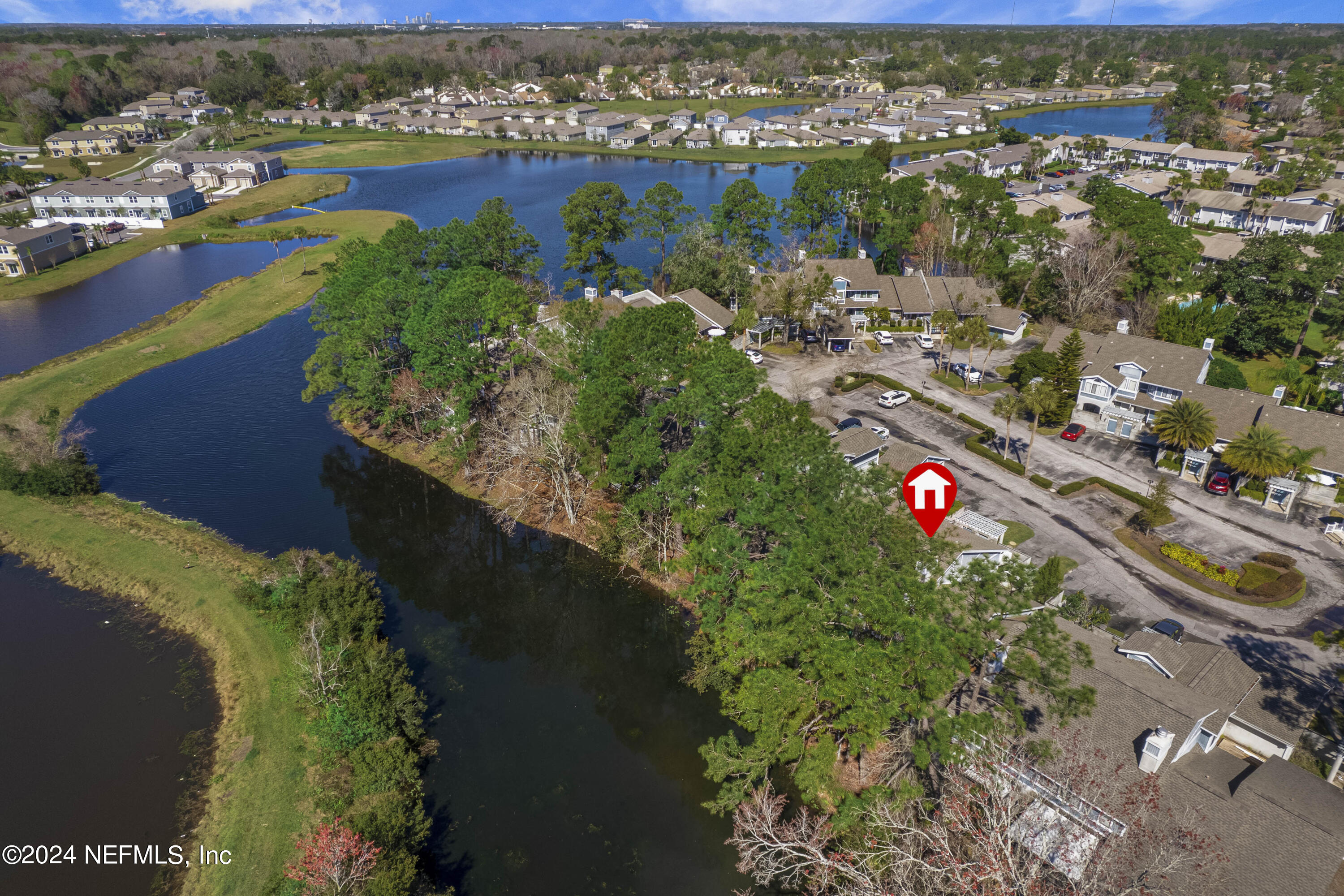 8118 Baymeadows Circle East, Unit 5 Jacksonville, FL 32256 - Photo 23 of 23 view of a city with lots of trees
