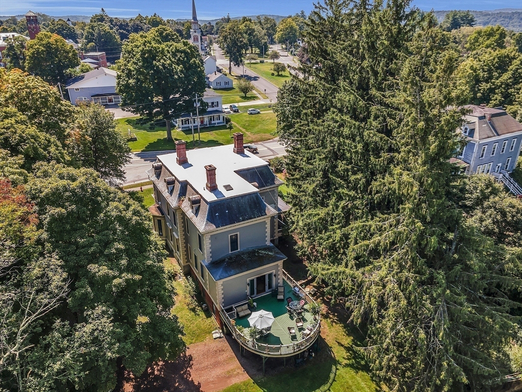 2 West Main Street Brookfield, MA 01506 - Photo 9 of 42 an aerial view of a house with a garden