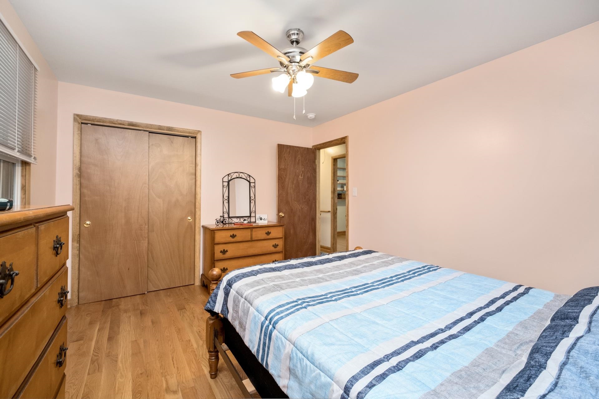 213 Link Road Waynesboro, VA 22980 - Photo 19 of 46 a bedroom with a bed and wooden floor