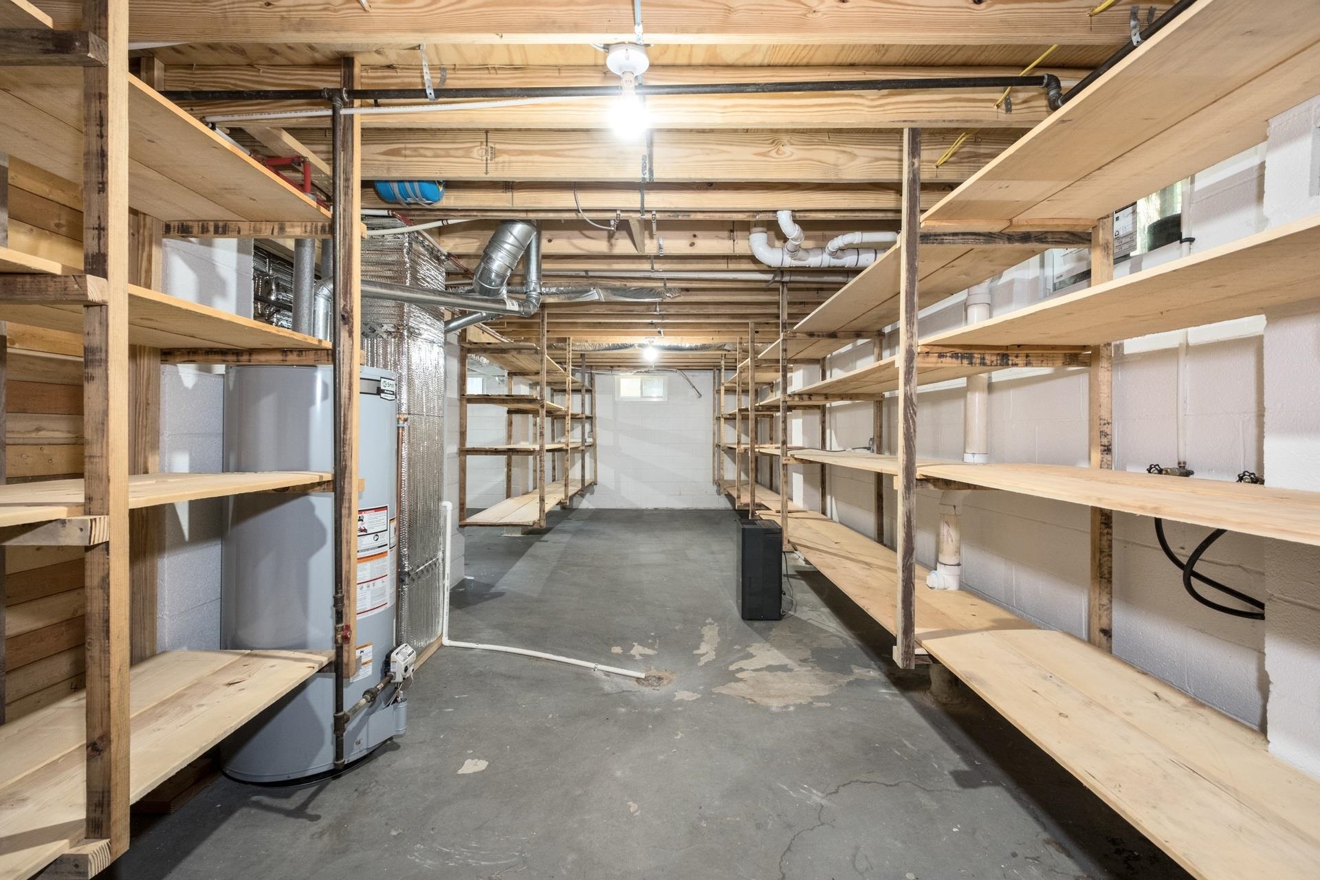 213 Link Road Waynesboro, VA 22980 - Photo 25 of 46 a view of an empty room with racks on the wall