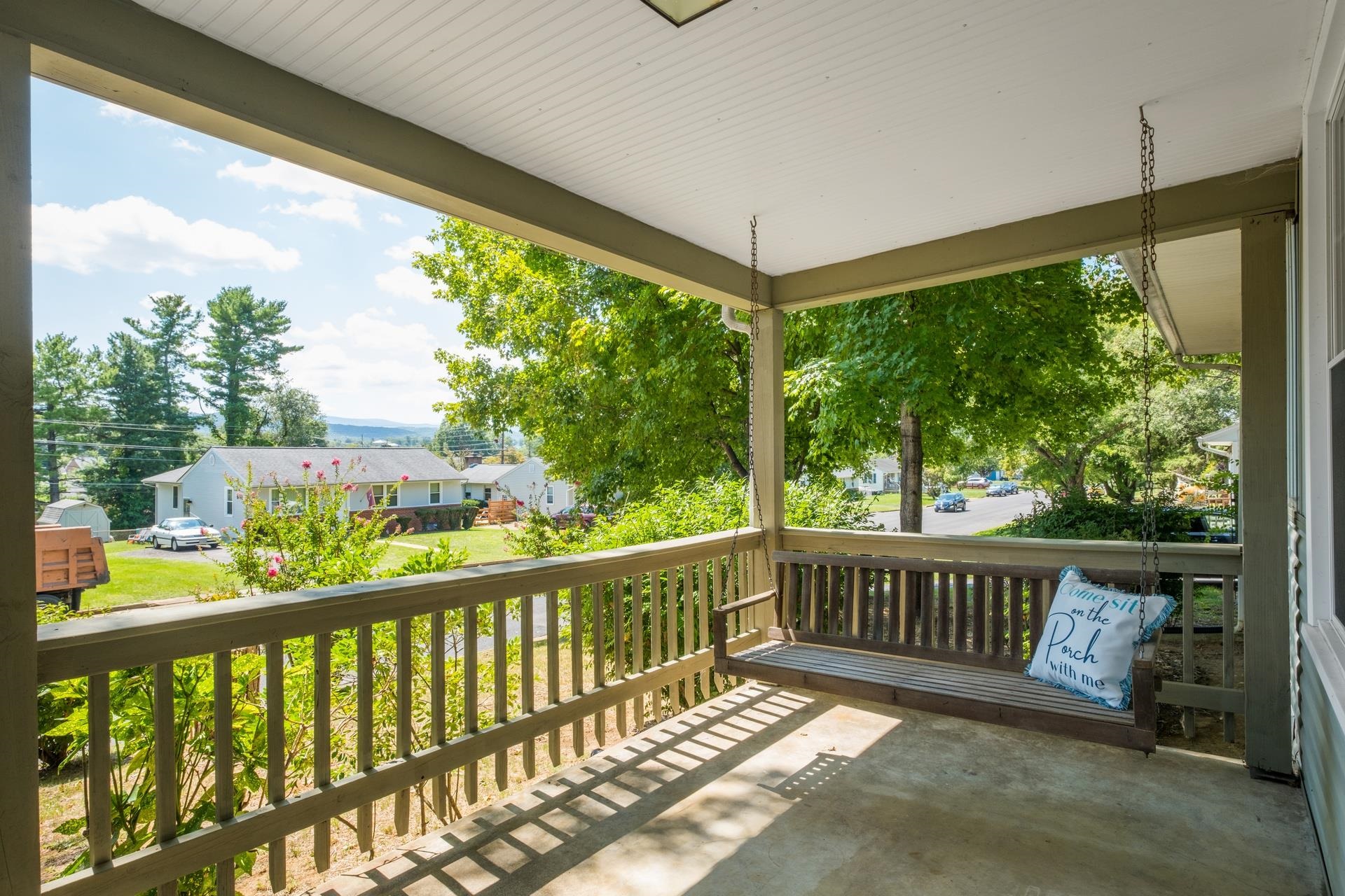 213 Link Road Waynesboro, VA 22980 - Photo 32 of 46 a view of a two chairs in the balcony