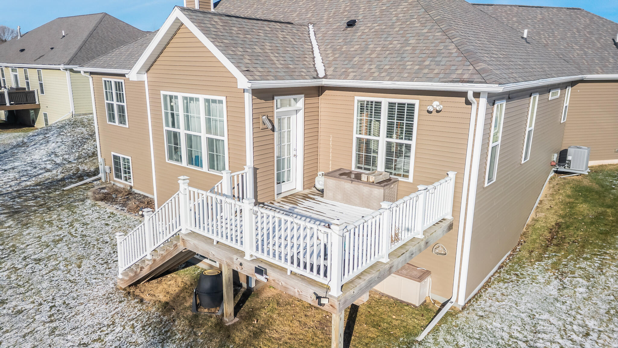 4525 Alyssa Lane Sheboygan, WI 53083 - Photo 32 of 36 Back with Deck