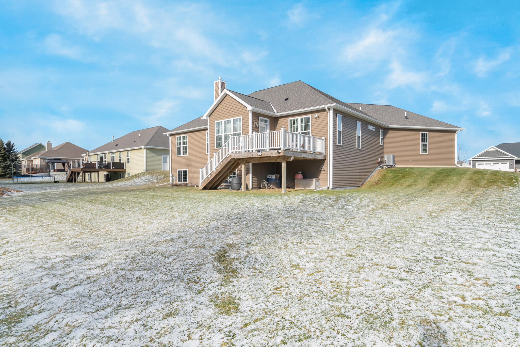 4525 Alyssa Lane Sheboygan, WI 53083 - Photo 33 of 36 Back with Deck