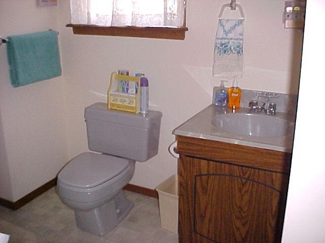 1138 Kilmer Road Tobyhanna, PA 18466 - Photo 10 of 15 a bathroom with a toilet and a sink