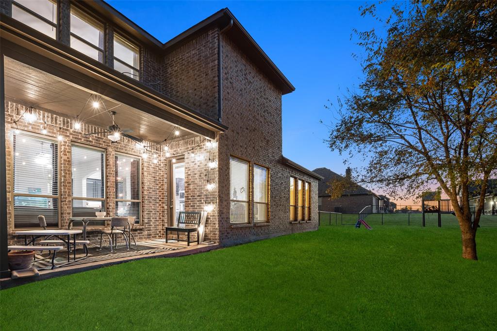 191 Daniel Drive Van Alstyne, TX 75495 - Photo 25 of 32 a view of a house with a yard porch and sitting area