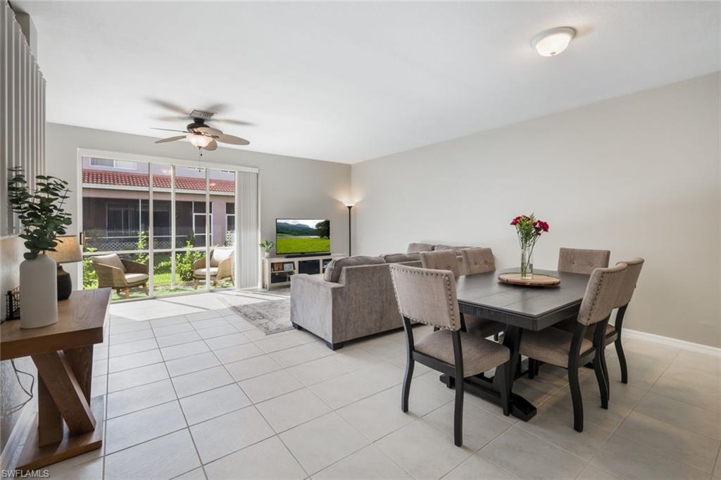 10004 Ravello Boulevard Fort Myers, FL 33905 - Photo 12 of 42 a view of a dining room with furniture window and outside view