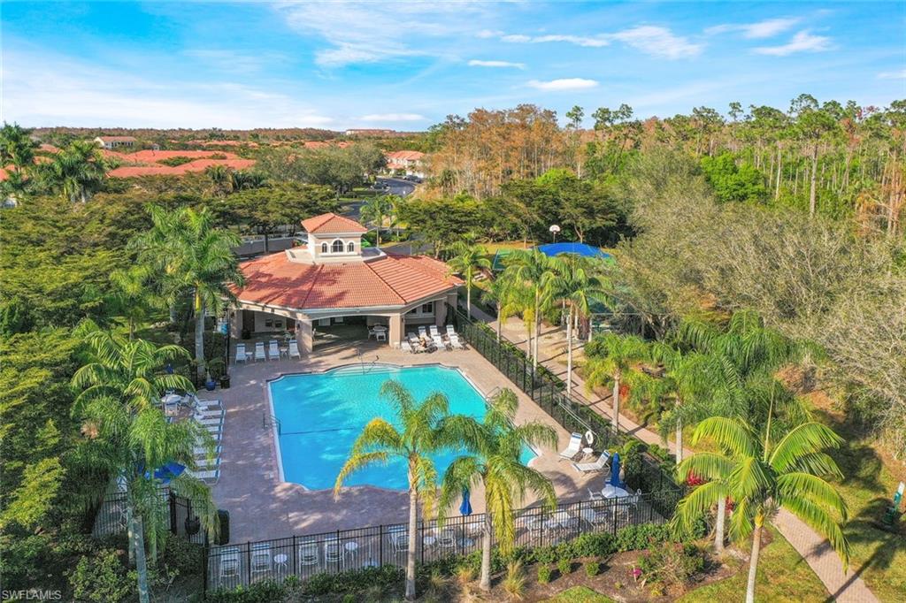 10004 Ravello Boulevard Fort Myers, FL 33905 - Photo 40 of 42 an aerial view of a house with a garden