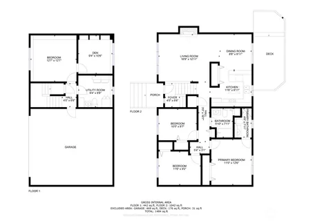 a picture of a floor plan
