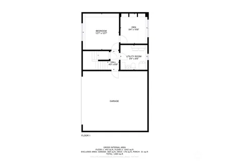 a picture of a floor plan