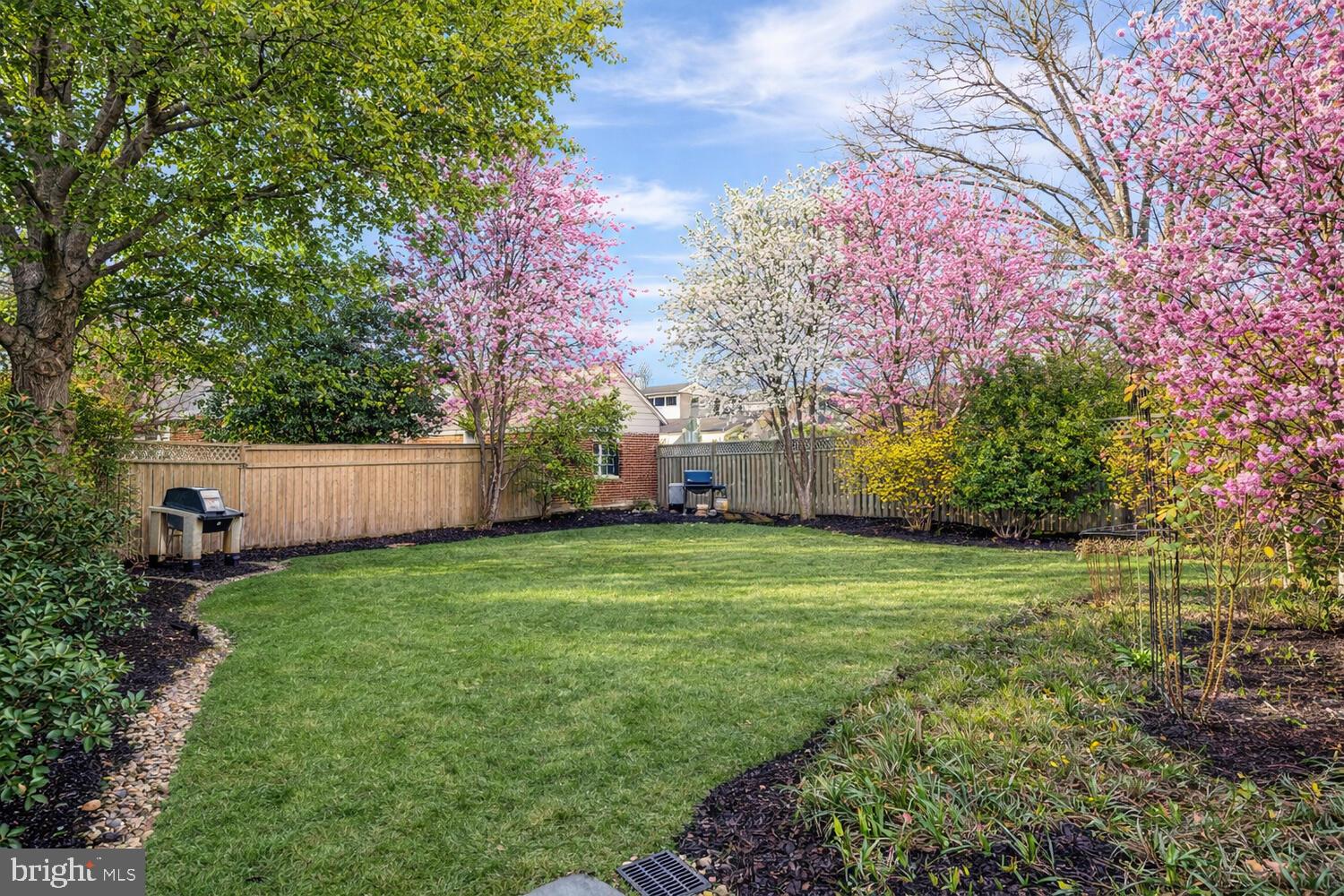 2420 Cameron Mills Road Alexandria, VA 22302 - Photo 45 of 45 a backyard of a house with lots of green space