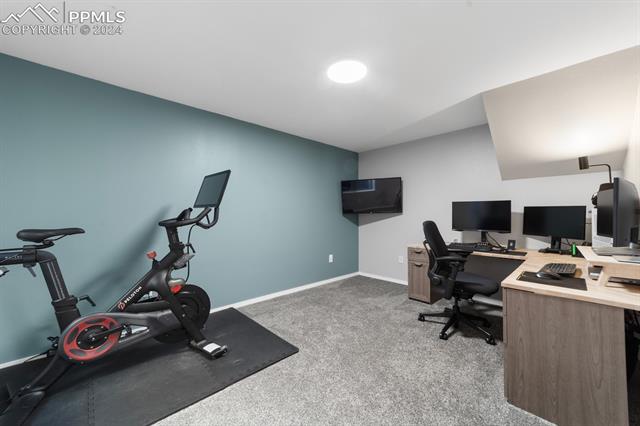 6525 Bismark Road Colorado Springs, CO 80922 - Photo 11 of 38 Office space with carpet flooring
