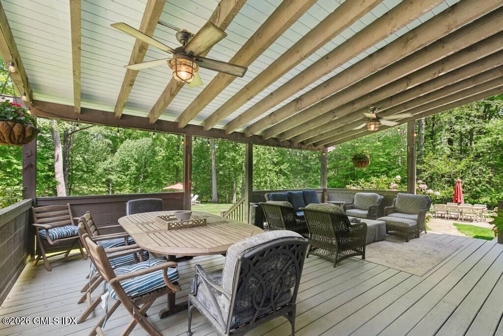 73 Thunder Mountain Road Greenwich, CT 06831 - Photo 13 of 19 a view of a patio on the deck