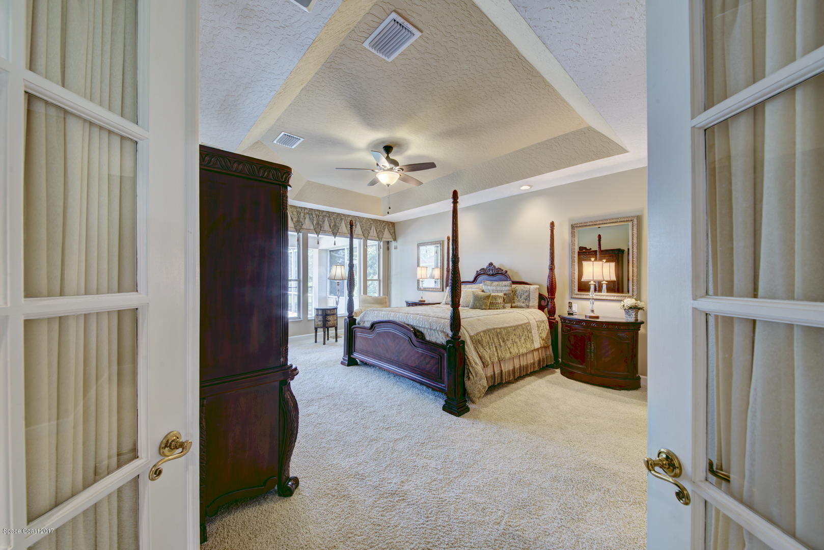 3755 Big Pine Road Melbourne, FL 32934 - Photo 33 of 73 Master Suite with Tray Ceiling
