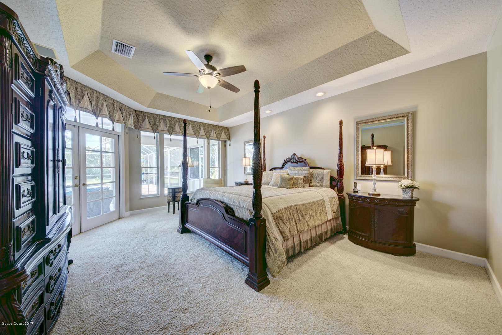 3755 Big Pine Road Melbourne, FL 32934 - Photo 34 of 73 Master Suite access to Pool