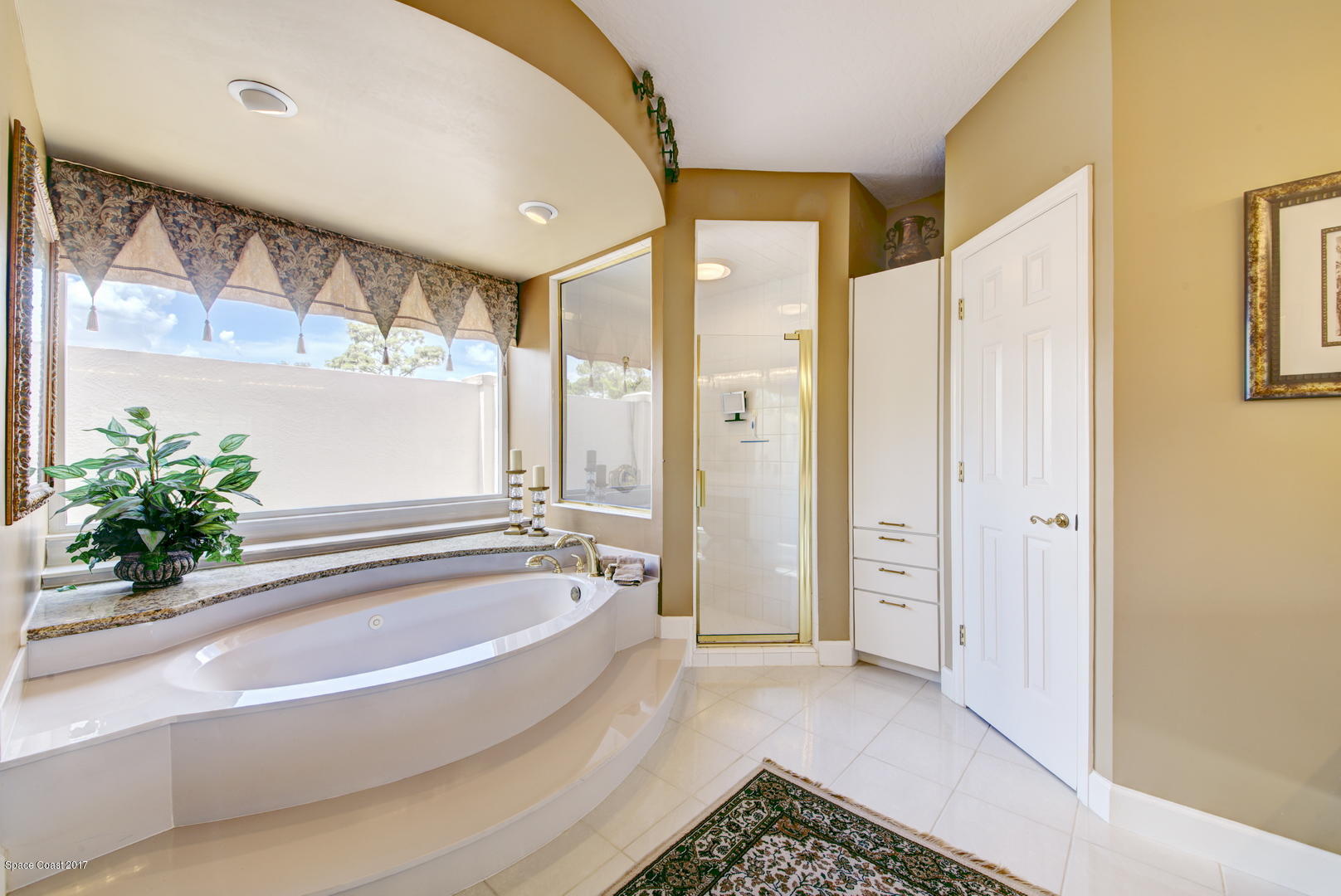 3755 Big Pine Road Melbourne, FL 32934 - Photo 40 of 73 Master Bath Jacuzzi Tub & Shower