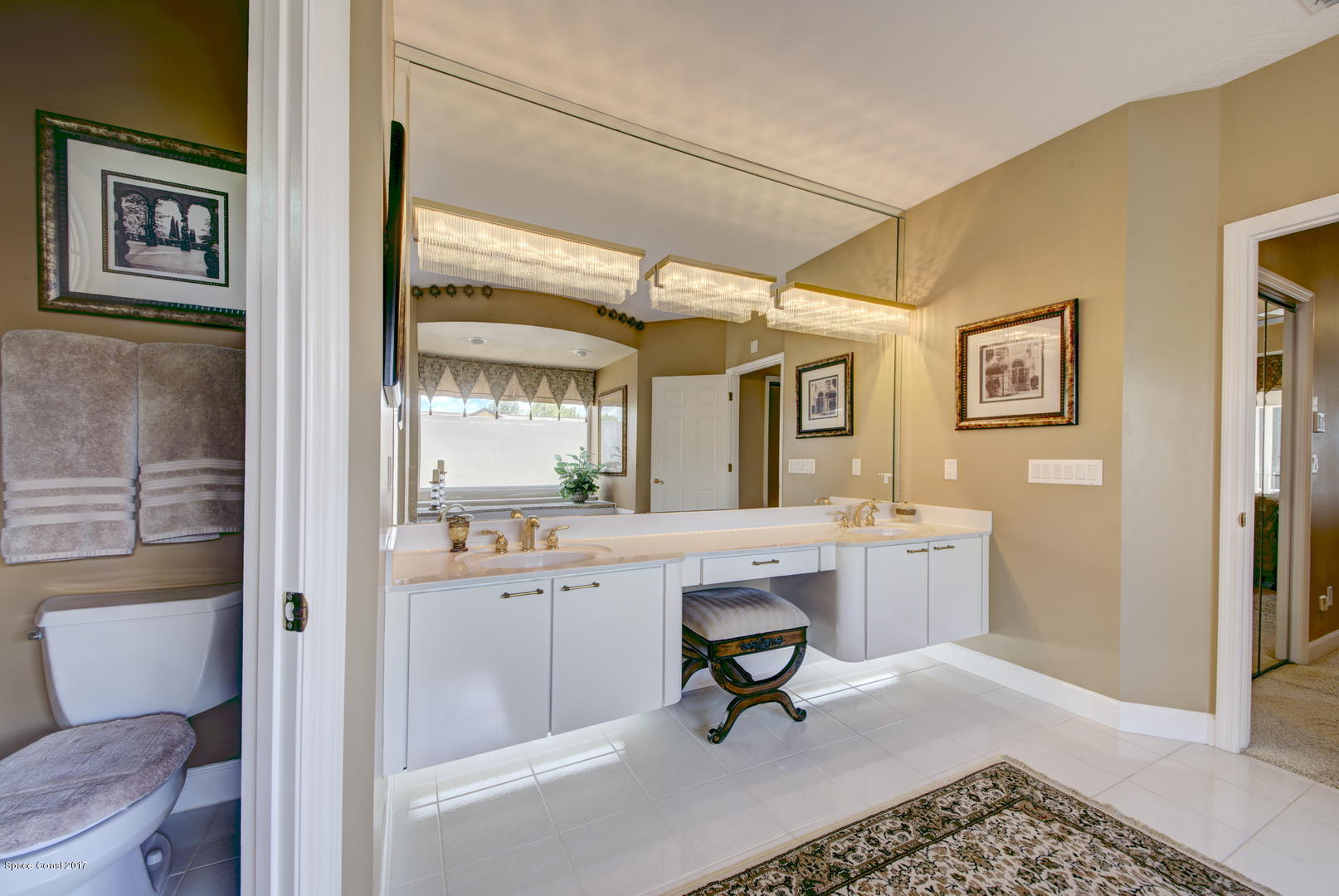 3755 Big Pine Road Melbourne, FL 32934 - Photo 42 of 73 Master Bath Under cabinet Lighting
