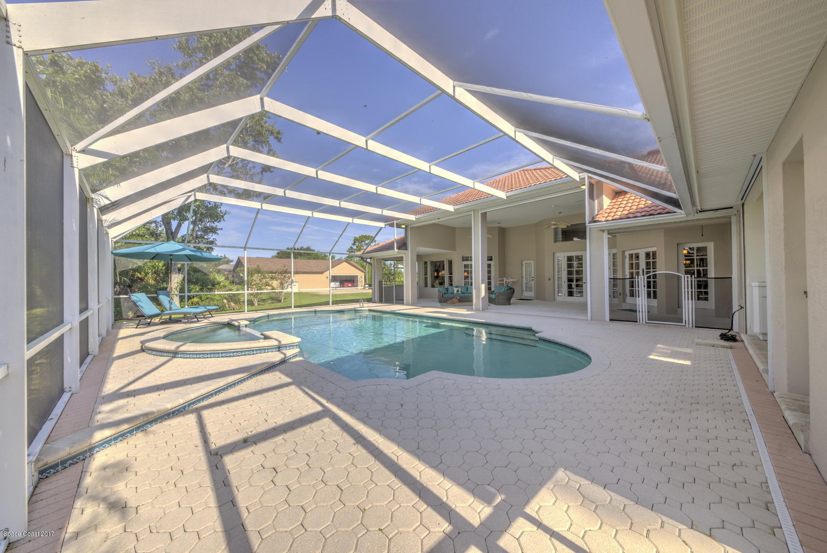 3755 Big Pine Road Melbourne, FL 32934 - Photo 56 of 73 Screen Enclosed Pool & Patio