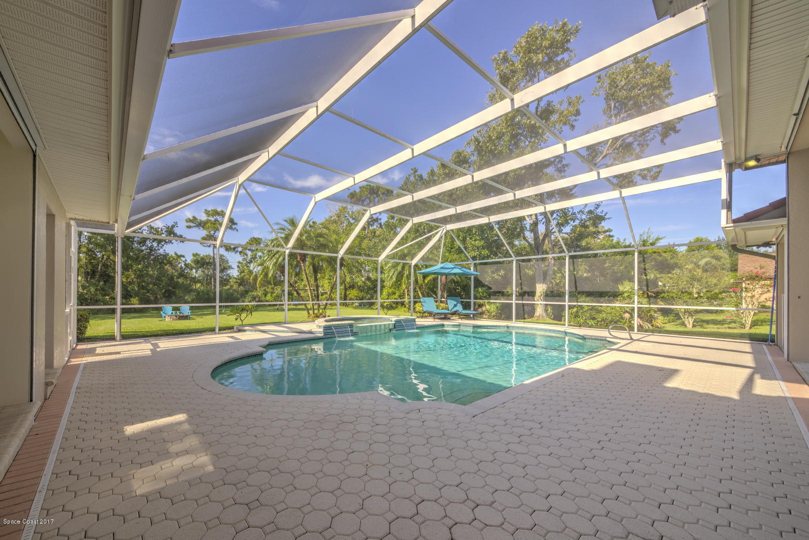 3755 Big Pine Road Melbourne, FL 32934 - Photo 58 of 73 Screen Enclosed Pool
