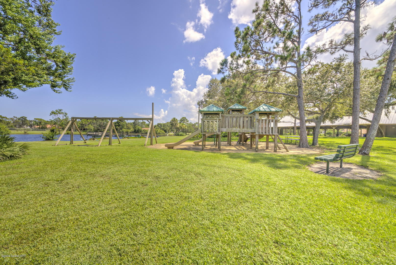 3755 Big Pine Road Melbourne, FL 32934 - Photo 70 of 73 Community Playground & Lake
