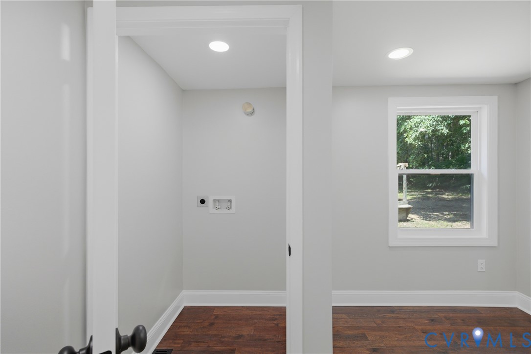 3497 Bumpass Road Beaverdam, VA 23015 - Photo 15 of 28 Dedicated laundry area featuring hookups and reces