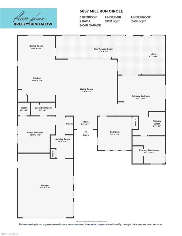 6857 Mill Run Road Naples, FL 34109 - Photo 31 of 49 Plan