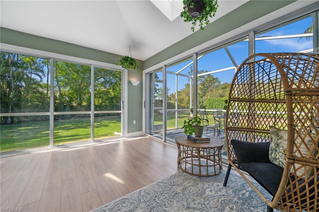 6857 Mill Run Road Naples, FL 34109 - Photo 38 of 49 Sunroom / solarium with a skylight