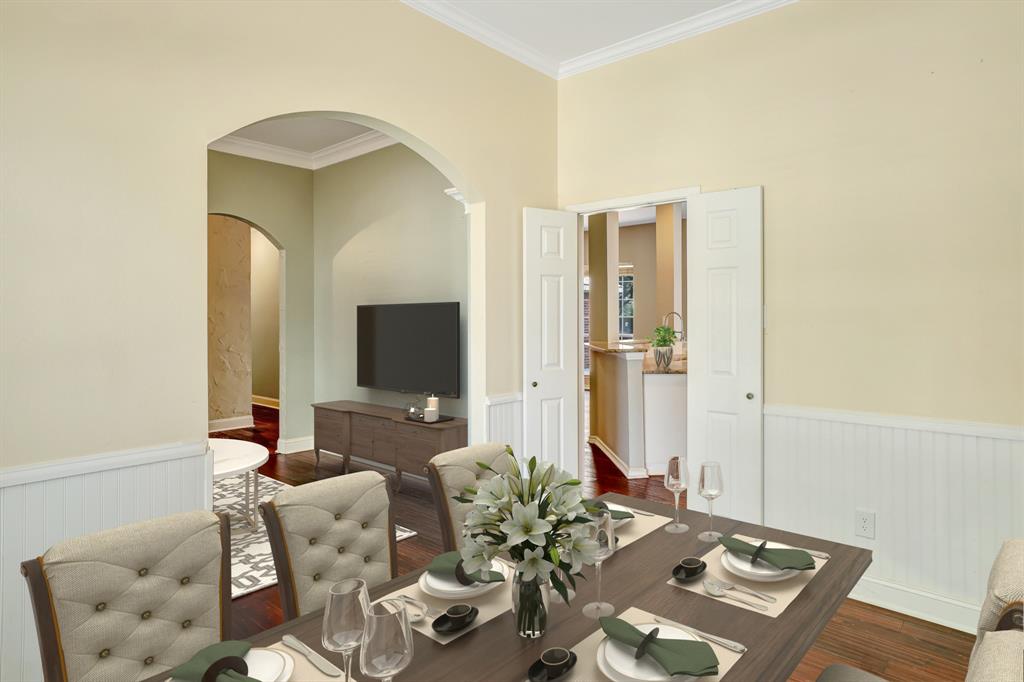 1315 Ballantrae Drive Allen, TX 75013 - Photo 5 of 26 a living room with furniture and a flat screen tv