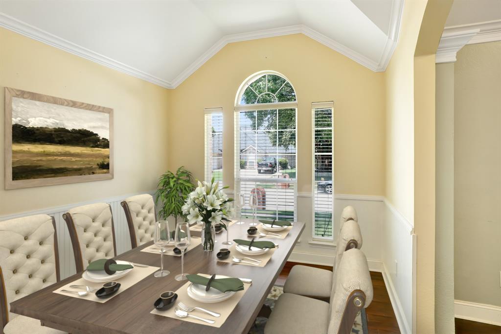 1315 Ballantrae Drive Allen, TX 75013 - Photo 7 of 26 a living room with furniture and a large window