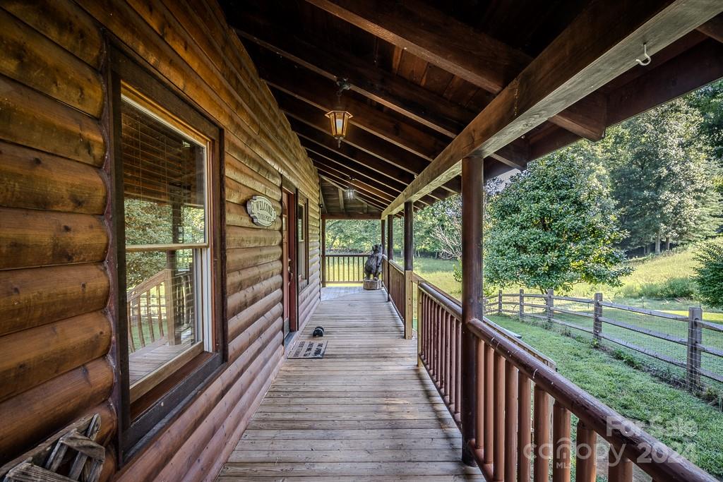 3346 Clarks Chapel Road Lenoir, NC 28645 - Photo 9 of 48 a view of a balcony with wooden floor