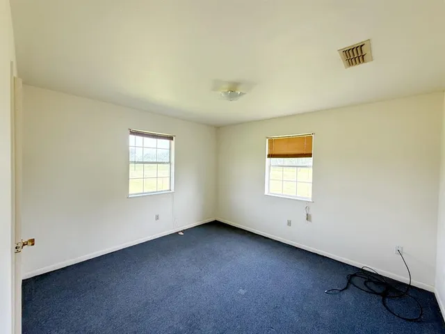 an empty room with a empty space